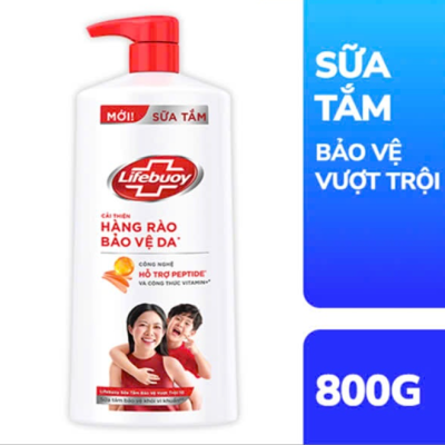 LIFEBUOY Sữa Tắm Bảo Vệ Vượt Trội 10 800G/Chai