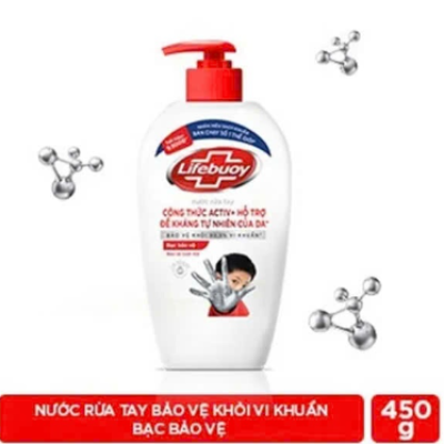 LIFEBUOY Nước Rửa Tay Bảo Vệ Vượt Trội 10 450g/Chai